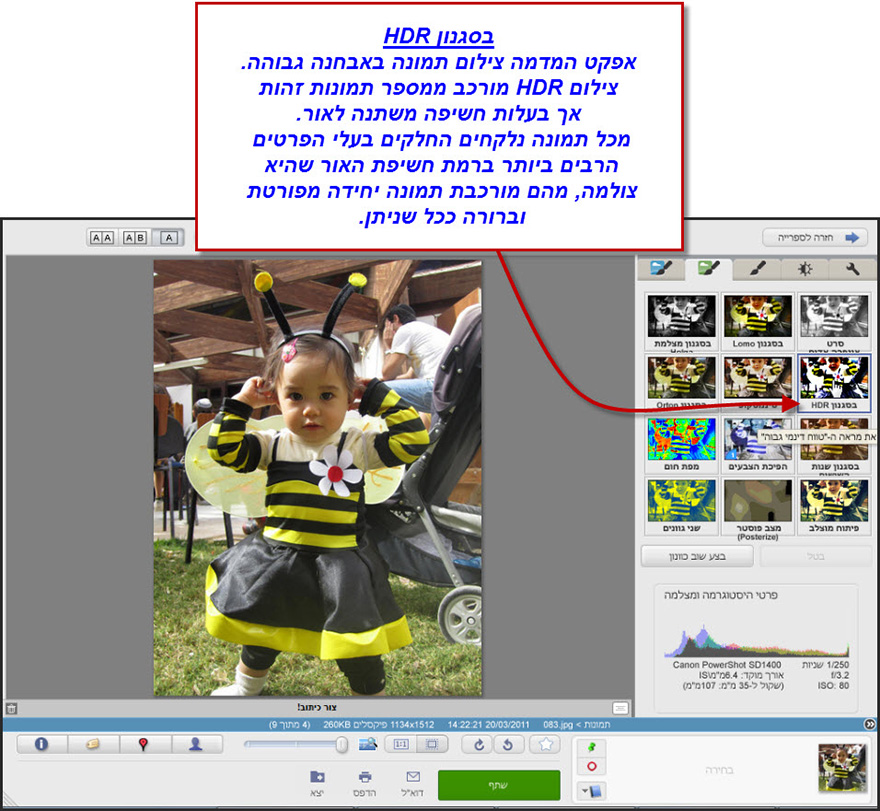 Picasa Photo Editor HDR Effect 1
