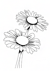 flower coloring pages - page 3