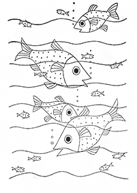 דפי צביעה דגים  - דף מס. 30