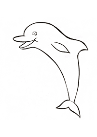 דפי צביעה דולפין - דף מס. 37