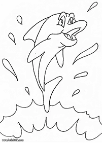 דפי צביעה דולפין - דף מס. 66