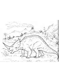 דפי צביעה דינוזאורים - דף מס. 13