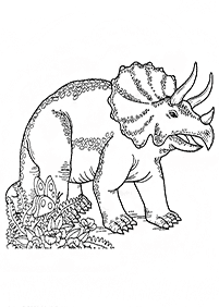 דפי צביעה דינוזאורים - דף מס. 15
