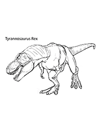 דפי צביעה דינוזאורים - דף מס. 16