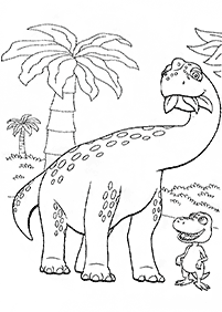 דפי צביעה דינוזאורים - דף מס. 2