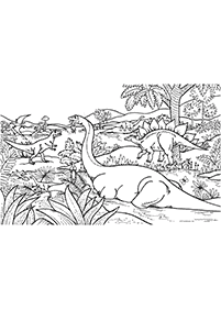 דפי צביעה דינוזאורים - דף מס. 21