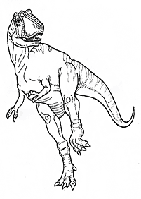 דפי צביעה דינוזאורים - דף מס. 23