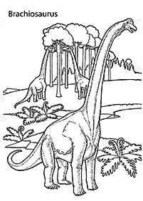 דפי צביעה דינוזאורים - דף מס. 24