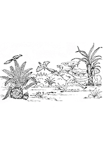 דפי צביעה דינוזאורים - דף מס. 25