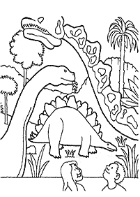 דפי צביעה דינוזאורים - דף מס. 26