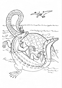 דפי צביעה דינוזאורים - דף מס. 29