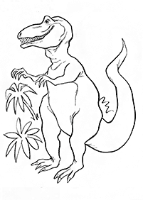 דפי צביעה דינוזאורים - דף מס. 35