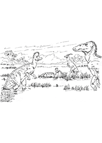 דפי צביעה דינוזאורים - דף מס. 37