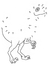 דפי צביעה דינוזאורים - דף מס. 42