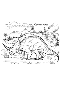 דפי צביעה דינוזאורים - דף מס. 44