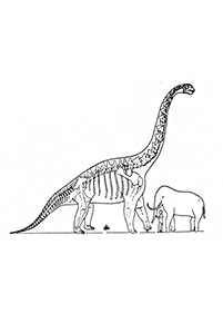 דפי צביעה דינוזאורים - דף מס. 45