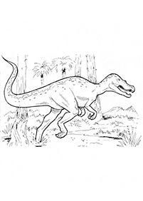 דפי צביעה דינוזאורים - דף מס. 49