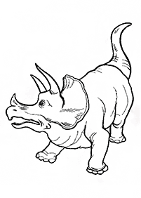 דפי צביעה דינוזאורים - דף מס. 55