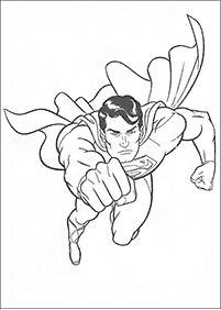 דפי צביעה סופרמן - דף מס. 15