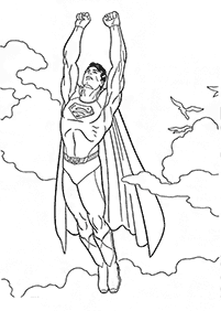 דפי צביעה סופרמן - דף מס. 2