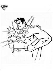 דפי צביעה סופרמן - דף מס. 21