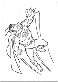 דפי צביעה סופרמן - דף מס. 3