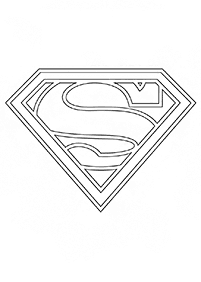 דפי צביעה סופרמן - דף מס. 4