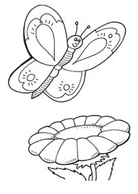 דפי צביעה של פרפרים להדפסה - דף מס. 63