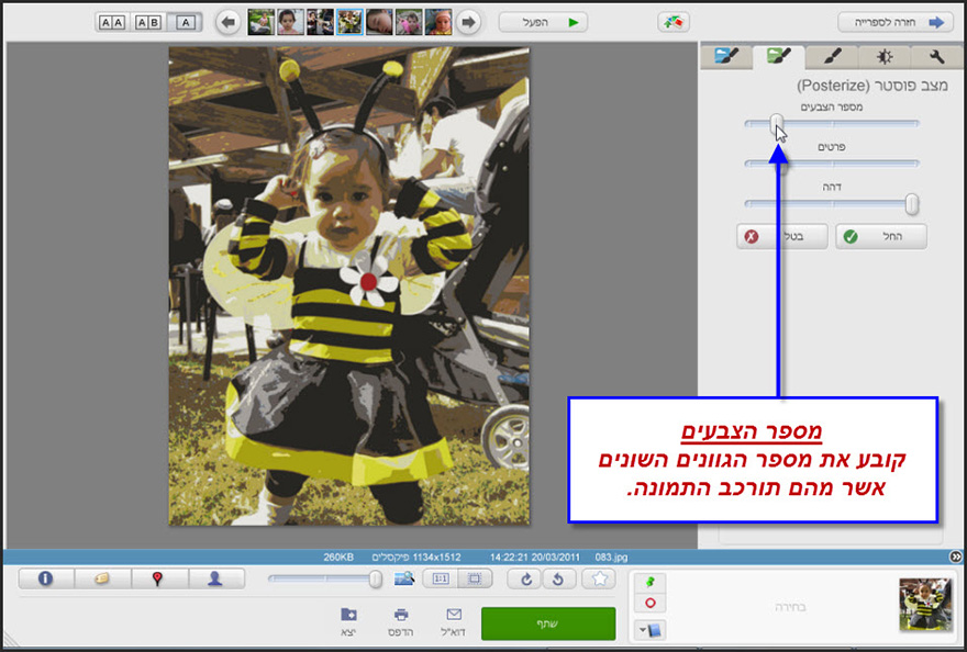 אפקט מצב פוסטר Picasa Photo Editor 2