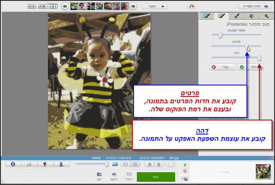 אפקט מצב פוסטר Picasa Photo Editor 3